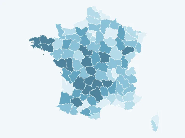 Carte de France des propriétaires par département