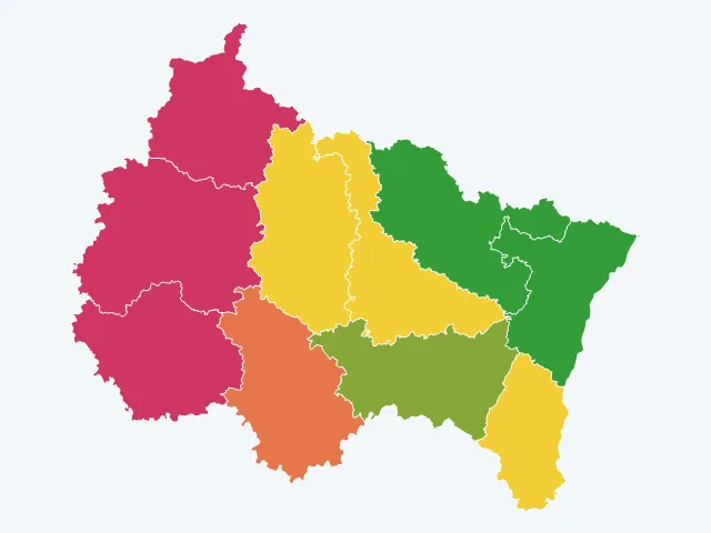 Carte des agressions physiques et sexuelles dans le Grand Est