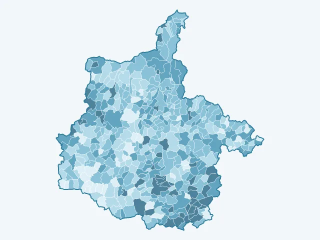 Carte de l'âge moyen dans les Ardennes (08)
