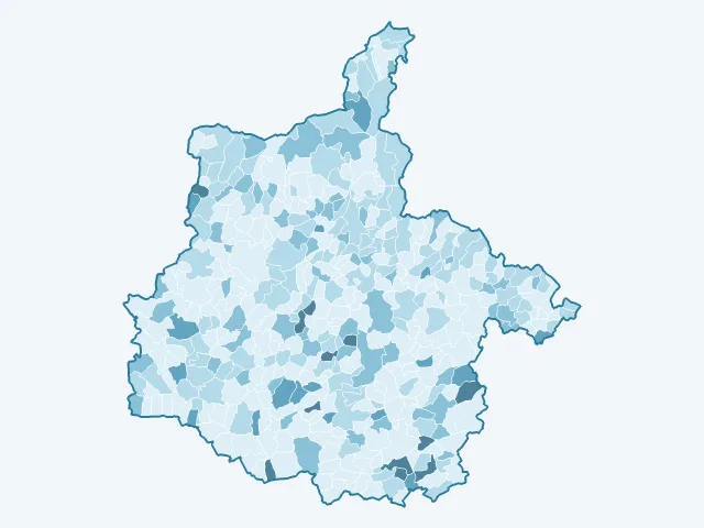 Carte du vote Anne Hidalgo dans les Ardennes (08)