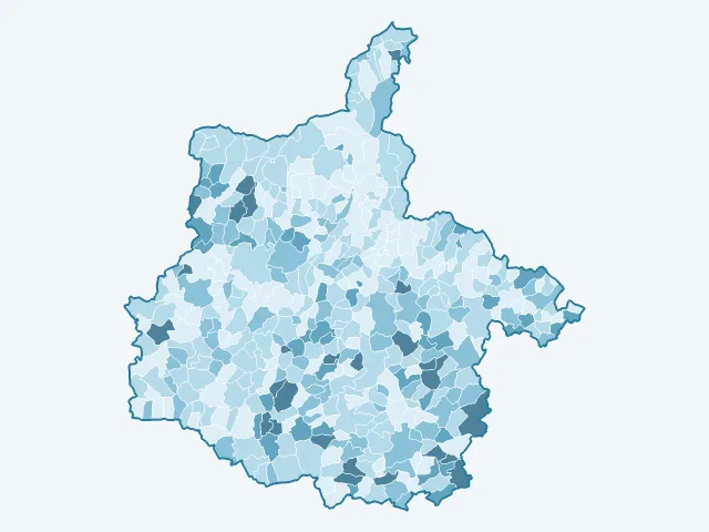 Carte du vote Jean Lassalle dans les Ardennes (08)