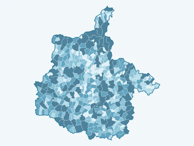 Carte de la superficie dans les Ardennes (08)