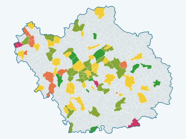 Carte de la satisfaction des habitants dans l'Aube (10)