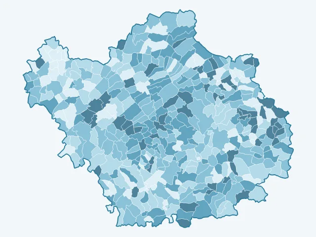 Carte du vote Emmanuel Macron dans l'Aube (10)