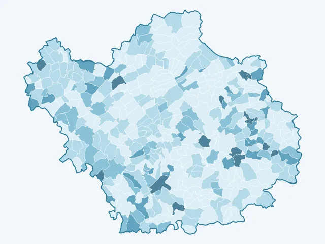 Carte du vote Fabien Roussel dans l'Aube (10)