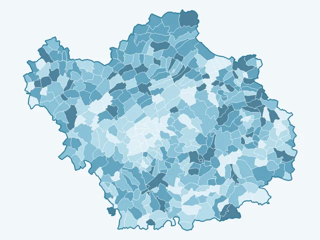 Carte du vote Marine Le Pen dans l'Aube (10)