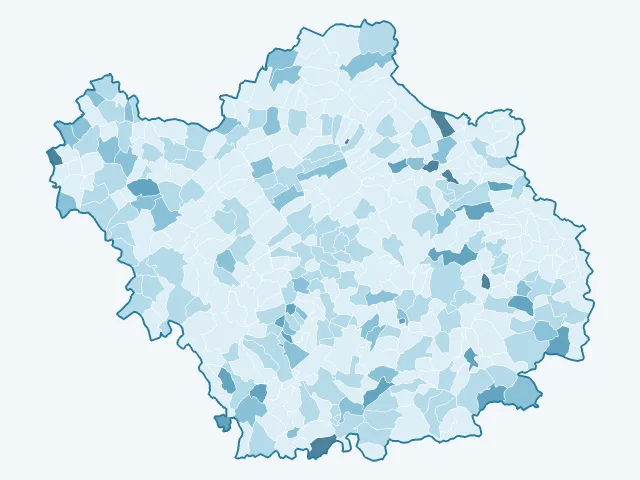 Carte du vote Nathalie Arthaud dans l'Aube (10)
