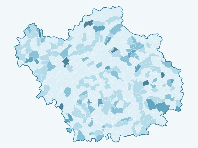 Carte du vote Philippe Poutou dans l'Aube (10)