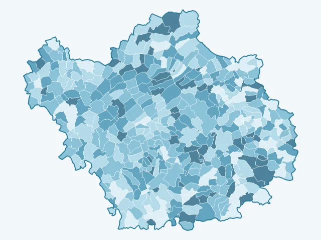 Carte de la population active dans l'Aube (10)