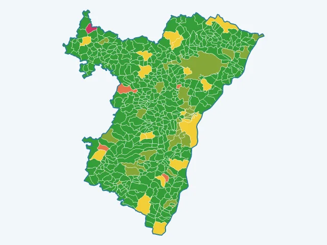 Carte des agressions physiques et sexuelles dans le Bas-Rhin (67)