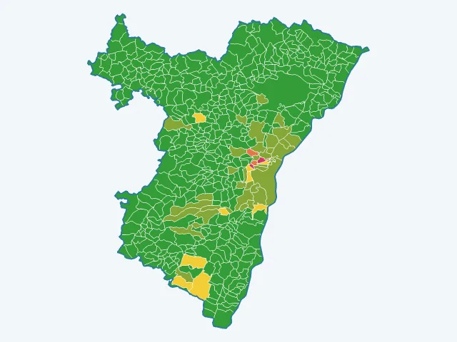Carte des cambriolages dans le Bas-Rhin (67)