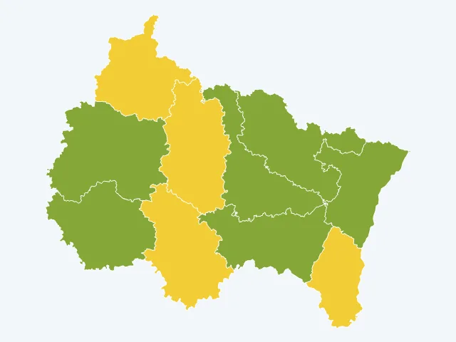 Carte de l'éducation et de la culture dans le Grand Est