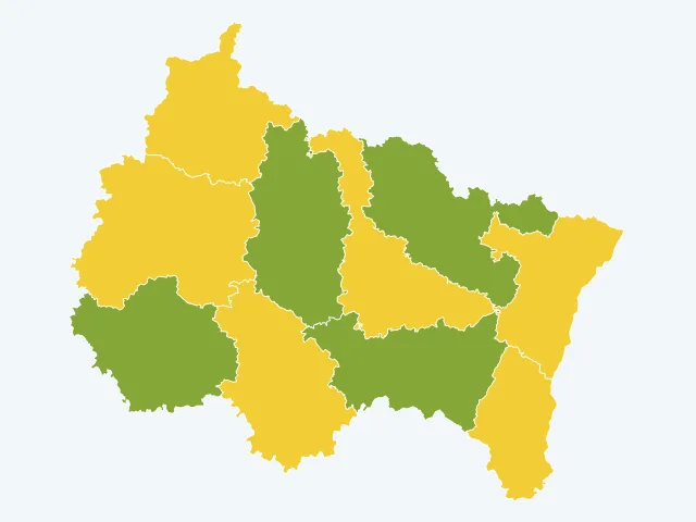 Carte de l'environnement dans le Grand Est