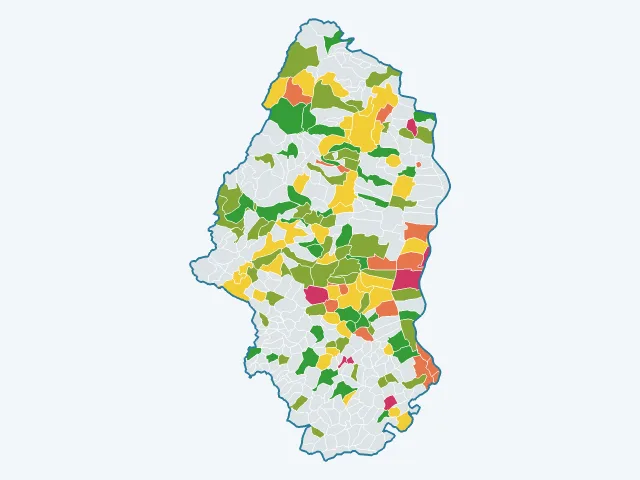 Carte de l'environnement dans le Haut-Rhin (68)