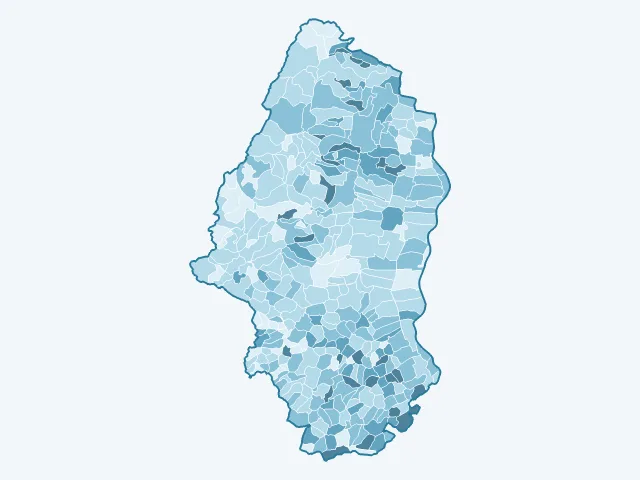 Carte du vote Valérie Pécresse dans le Haut-Rhin (68)
