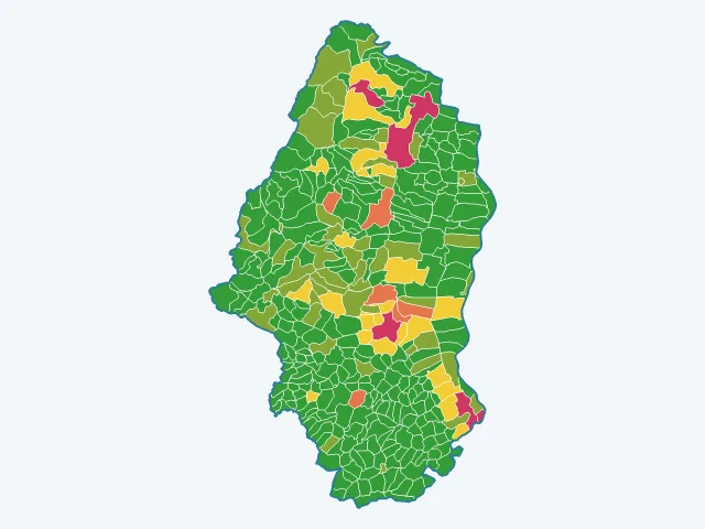 Carte des vols et dégradations dans le Haut-Rhin (68)