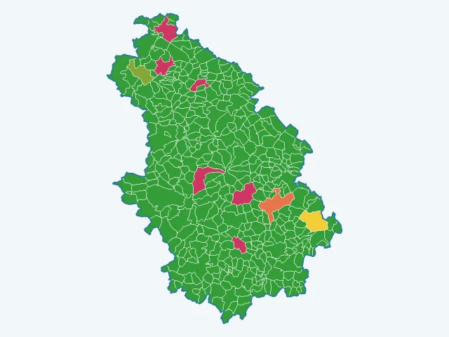 Carte des agressions physiques et sexuelles dans la Haute-Marne (52)