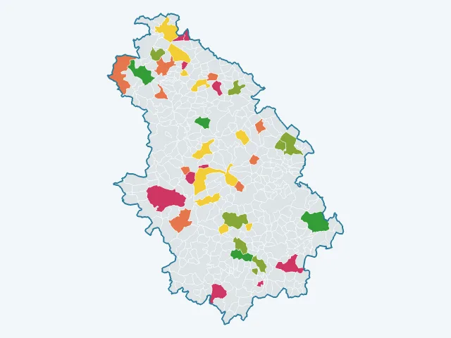 Carte des sports et loisirs dans la Haute-Marne (52)