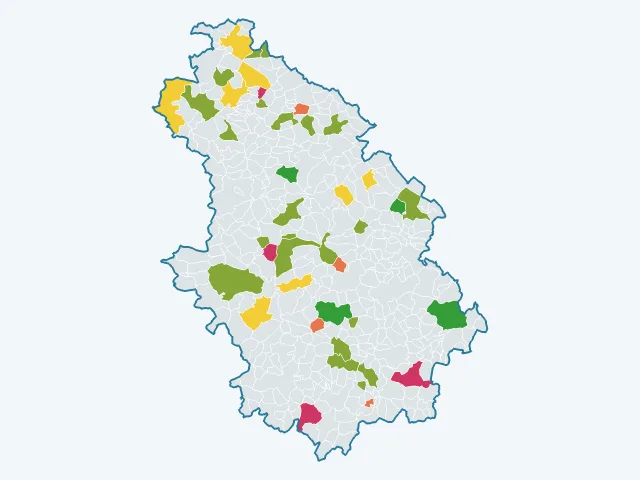 Carte de l'environnement dans la Haute-Marne (52)