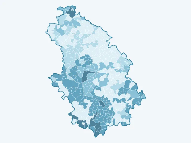 Carte des loyers dans la Haute-Marne (52)
