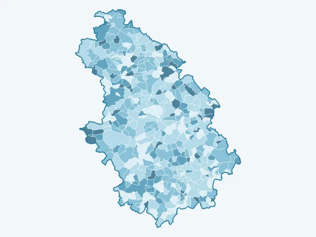 Carte du vote Éric Zemmour dans la Haute-Marne (52)