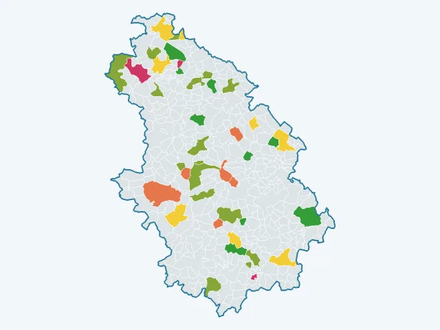 Carte du sentiment de sécurité dans la Haute-Marne (52)