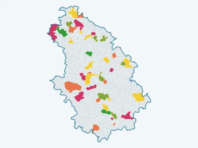 Carte de la vie pratique dans la Haute-Marne (52)