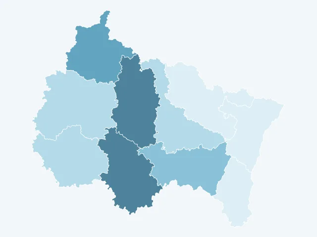 Carte des logements vacants dans le Grand Est