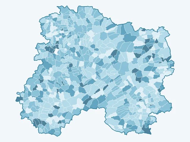Carte du vote Éric Zemmour dans la Marne (51)
