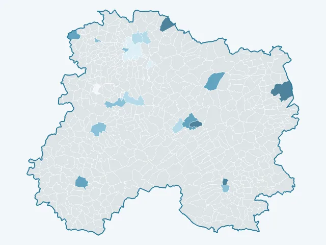 Carte du rendement locatif dans la Marne (51)