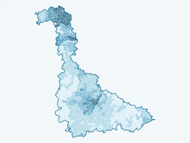 Carte des loyers dans la Meurthe-et-Moselle (54)