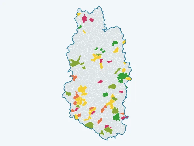 Carte des sports et loisirs dans la Meuse (55)