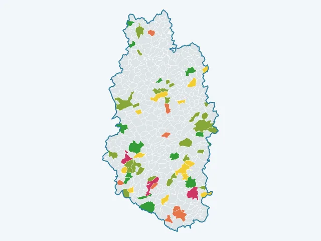 Carte du sentiment de sécurité dans la Meuse (55)