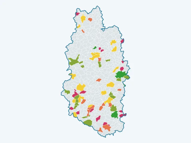 Carte de la vie pratique dans la Meuse (55)