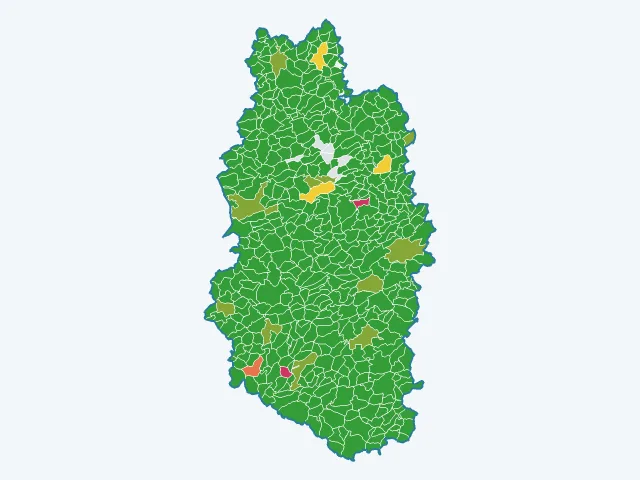 Carte des vols et dégradations dans la Meuse (55)