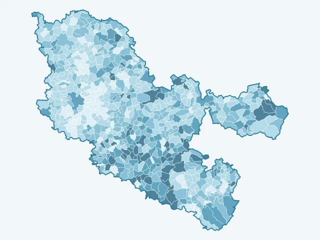 Carte des logements vacants dans la Moselle (57)