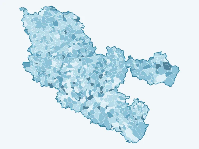 Carte du vote Éric Zemmour dans la Moselle (57)