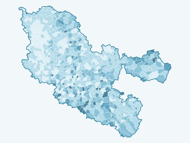 Carte du vote Jean Lassalle dans la Moselle (57)