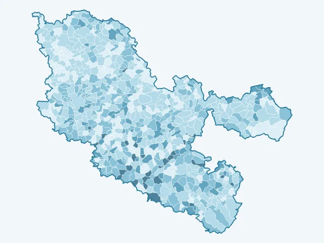 Carte du vote Valérie Pécresse dans la Moselle (57)