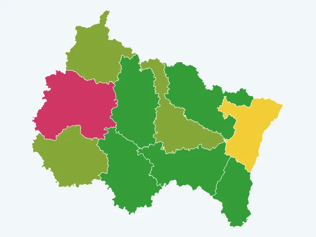 Carte des vols et dégradations dans le Grand Est
