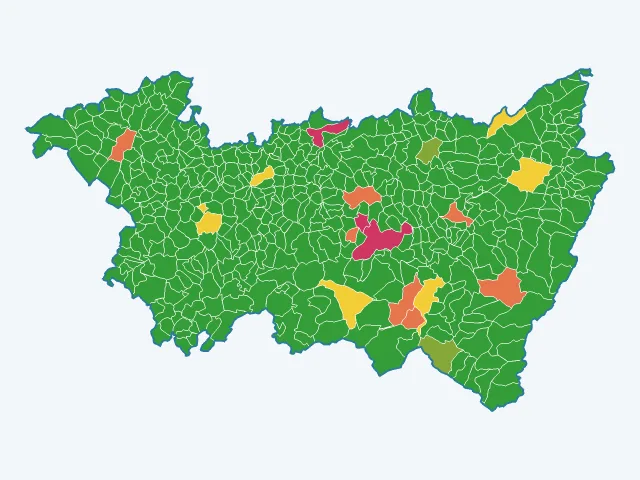 Carte des cambriolages dans les Vosges (88)