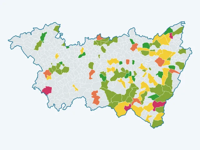 Carte de l'éducation et de la culture dans les Vosges (88)