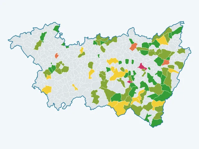 Carte de l'environnement dans les Vosges (88)