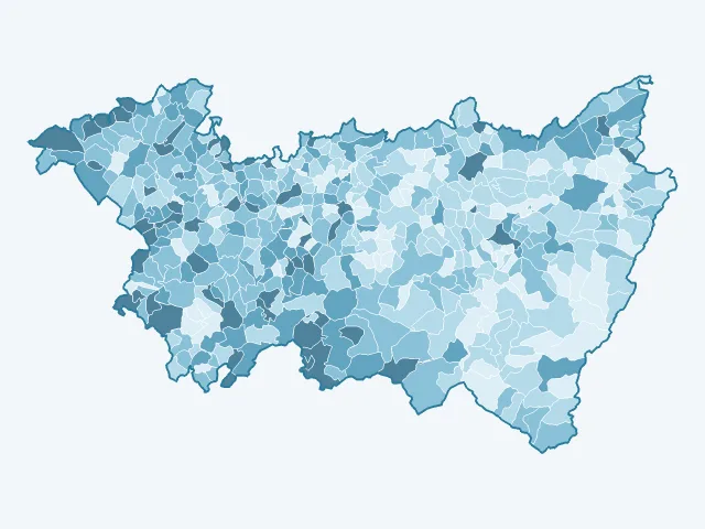Carte des logements vacants dans les Vosges (88)