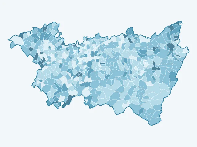 Carte du vote Éric Zemmour dans les Vosges (88)