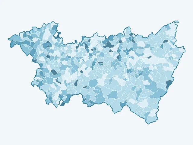 Carte du vote Valérie Pécresse dans les Vosges (88)