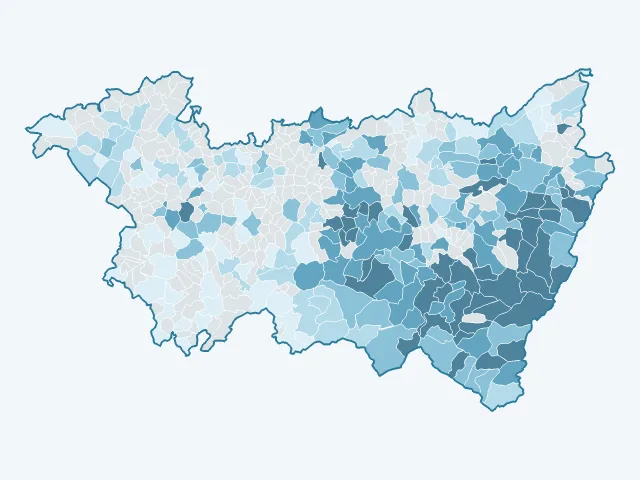 Carte des prix de l'immobilier dans les Vosges (88)