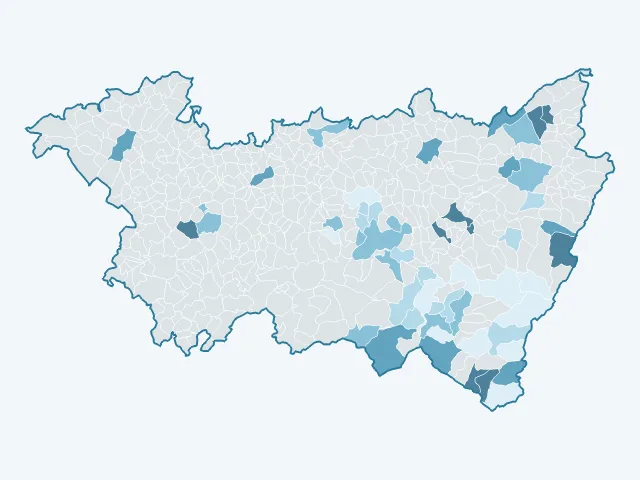 Carte du rendement locatif dans les Vosges (88)