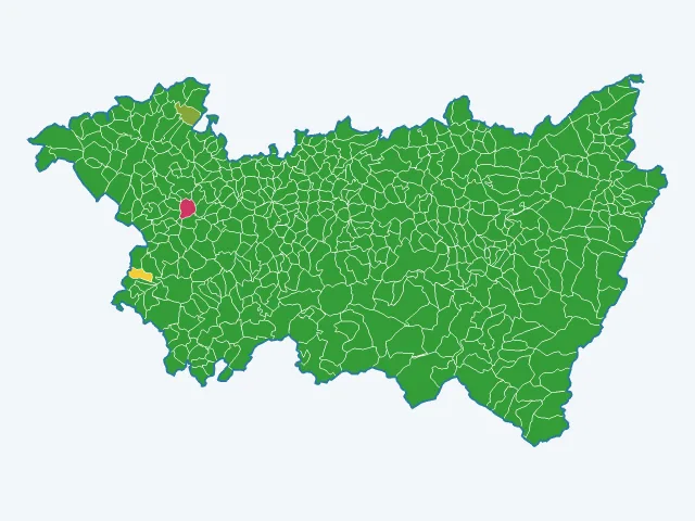 Carte des vols et dégradations dans les Vosges (88)