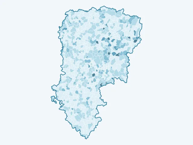Carte du vote Anne Hidalgo dans l'Aisne (02)